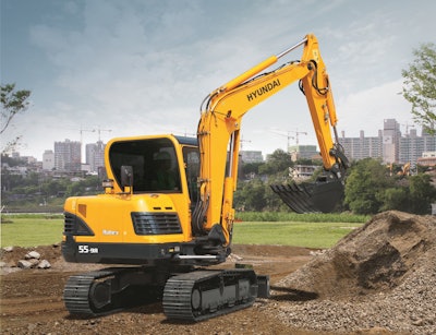 Hyundai R55w 9a Excavator 11297657
