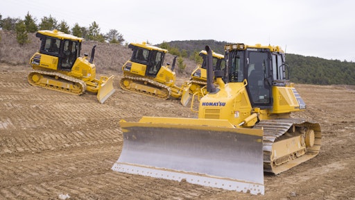 By the time Conexpo rolls around in March Komatsu America will have four crawler dozers in its iMC lineup.