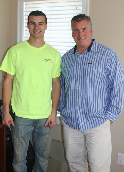 Steve Bevilacqua (on right) along with his son Nick (at left).