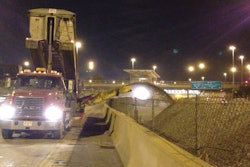 The work on the tracks and the adjacent area needed to be completed without disturbing the walls and fences, which meant the ballast had to be 'pitched' over the safety/security structures, required by the Illinois Department of Transportation.