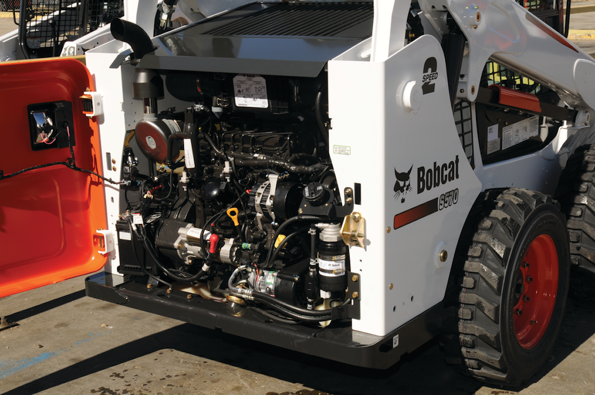 Bobcat Discuss Tier 4 Engine Technology for Skidsteer loaders For