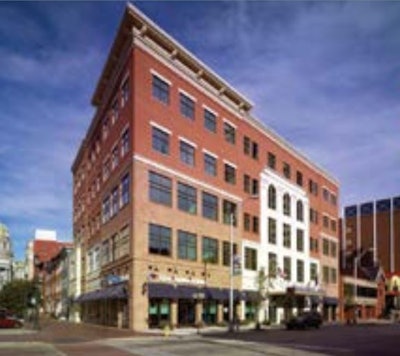 Navigating a site less than 3 ft. from neighboring properties, the Warfel-led design-build team devised a pulley system for masonry work and developed an innovative geothermal system for this five-story LEED Gold office building which won in the general construction/management category for commercial $5 to $10 million.
