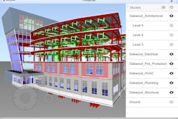 The BIM 360 Glue mobile app is optimized for large model data, which is ideal for commercial construction projects.