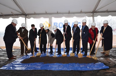 From Left to Right: Mike Briggs – President and CEO Central South Carolina Alliance Milton Pope – Fairfield County Administrator Philip Land – Regional Director for Senator Lindsey Graham’s Office Carolyn Robinson – Fairfield County Councilperson Gov. Nikki Haley – Governor, South Carolina Walter Link – President, BOMAG Americas Rob Mueckler – VP Sales & Marketing, BOMAG Americas Dwayne Perry – Fairfield County Councilperson Dave Dennison –Marketing Manager, BOMAG Americas Mary Lynn Kinley – Fairfield County Councilperson David Brown – Fairfield County Councilperson