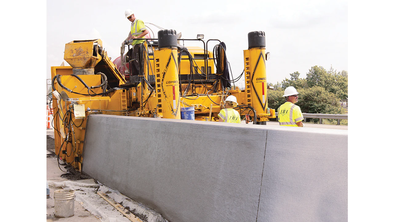 GOMACO Commander III Slipform Pavers Build Barrier Wall Within One Week | For Construction Pros GOMACO Commander III Slipform Pavers Build Barrier Wall Within One Week | For Construction Pros