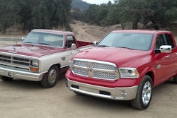 The EcoDiesel's 420 lb.-ft. peak torque beats even the V8 engines available in GM and Ford's three-quarter- and one-tons. The EcoDiesel 1500's top tow rating is 9,200 lbs.