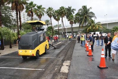 Bomag's three-wheel BM 600/15 cold-planer features three milling speeds, proportional milling depth adjustment and can mill almost 4 ft. wide.
