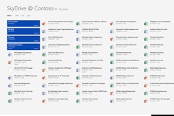 View and access documents in the cloud with Microsoft's SkyDrive Pro mobile app.