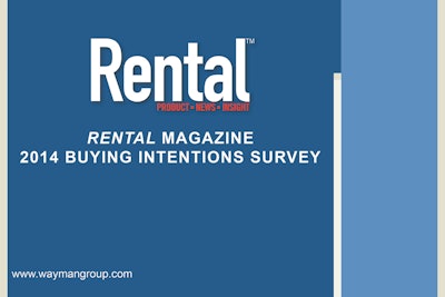 Rental 2014 Buying Intentions Survey Cover