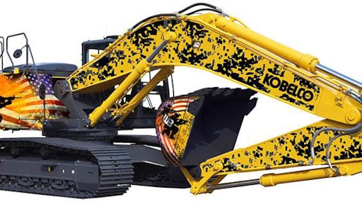 Salute Our Troops Excavator 2