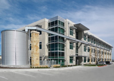 Tilt-up was selected early in the design because it could incorporate the concrete and steel structural elements as a key part of the architecture.