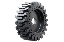 The Brawler range is available in wheel sizes from 20 in. for skid steers up to 35 in. for wheel loaders.