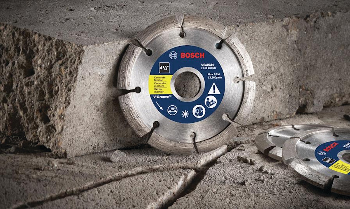 VGroove Diamond Blades From Bosch Power Tools & Accessories For