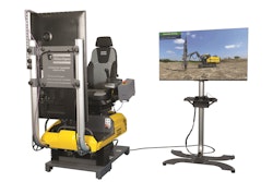 Atlas Copco's SmartROC T simulator has a pre-designed learning pass to give students step-by-step instructions on operational best practices.
