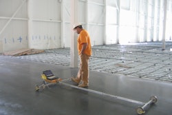 When it came time to measure the placements against the F-min specification and render a certification for compliance, a Floor Levelness and Flatness firm used the F-min Profiler to measure the exact wheel path of the intended material handling equipment. This allowed for instant results ensuring accurate measurements and layout of spot grinding in out-of-tolerance areas.