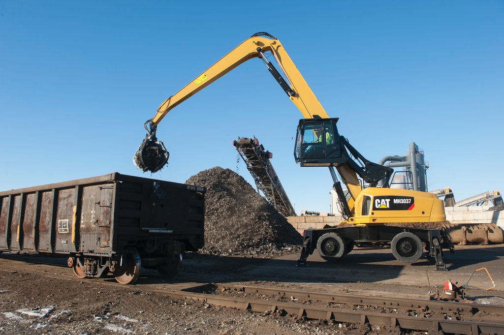 MH3037 Wheeled Material Handler From: Caterpillar - Cat MH3037 Wheeled Material Handler From: Caterpillar - Cat