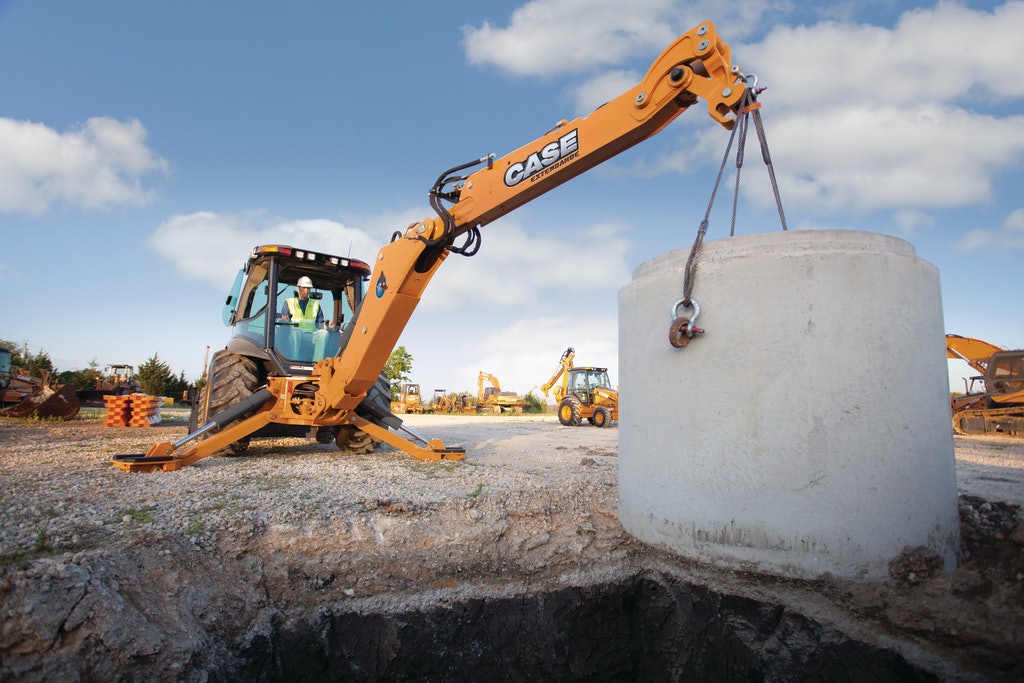 How to Safely Lift Loads with Excavators and Backhoe-loaders