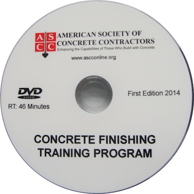 Concrete Finishing Training Video Hr