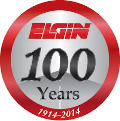 Elgin Sweeper 100 Years Logo