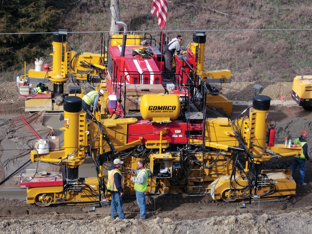 Trimble, GOMACO Integrate Stringless 3D Paving Control System for ...