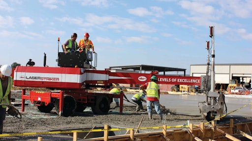 Ls175 Laserstriker Laser Guided Screed From Allen Engineering Corporation For Construction Pros