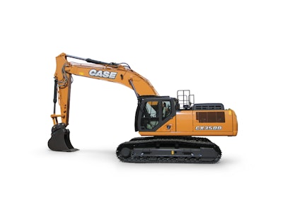The 37.4-tonne Case CX350D excavator will be the biggest Sumitomo-designed, CNH-manufactured machine under the two companies' new licensing agreement.