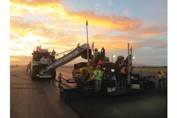 The team at Jas. W. Glover Ltd. worked in 24-hour shifts to keep portions of the runway open at all times and to ensure minimal flight disruptions.