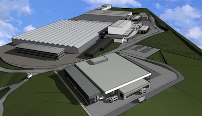 General view of Liebherr Machines Bulle SA after the completion of all planned investments in 2020.
