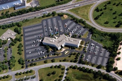 “I was very excited about getting this job because of how the before and after photos would look. I knew right away I wanted an aerial shot of before and after the project was completed,” he says. “At first I thought about going up to the roof and doing some shots from there, but then I decided to hire an aerial photographer. It was money well spent.”
