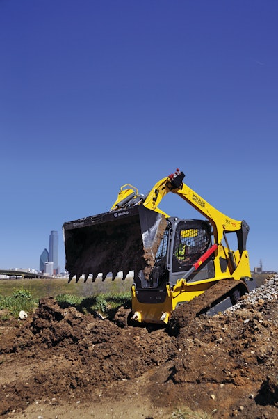 The new line incorporates easily attainable components such as Perkins engines, and Berco undercarriages in the case of the compact track loaders.