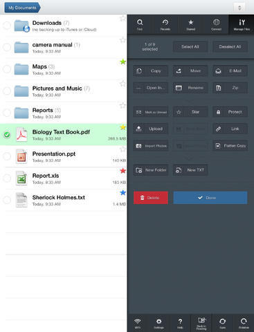 goodreader app how to add folder to dropbox sync