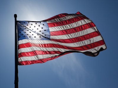 Us Flag Backlit 11476698