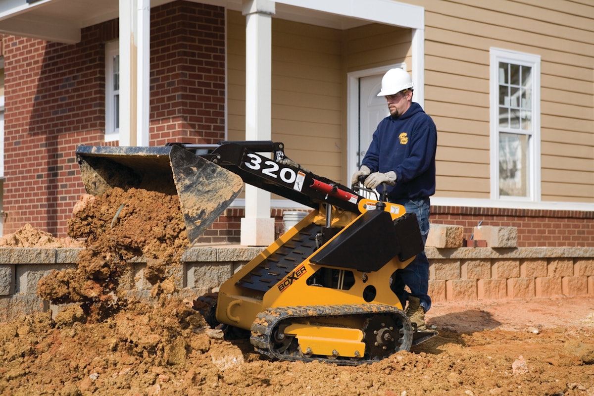 320 Mini Skid Steer From Boxer Equipment For Construction Pros