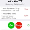 The ExakTime Mobile app helps manage remote employees and crews with a GPS-enabled oversight option.