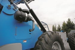 High-reach telehandlers are capable of delivering heavy loads to extreme heights. For example, the Genie GTH-1056 can deliver 4,000 lbs. up to its 56-ft. maximum lift height.