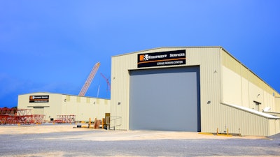 He Equipment Services New Crane Service Facility In Belle Chasse La