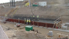 1. Mass concreting practices were primarily developed for dam construction where thermal cracking was first identified. However, now mass concreting practices are used for large structural elements including mat foundations, pile caps, bridge piers, large beams and girders, and thick walls and slabs.