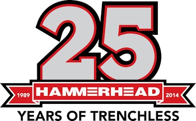 Hammer Head 25 Yrs Logo