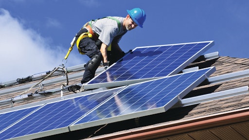 Installing Solar Panel 11574963 Copy