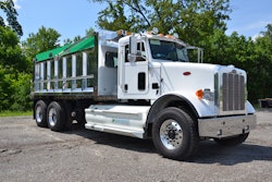 Jj Cng Tri Axle Dump Truck