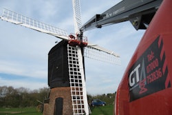Today, the Skyjack boom lift provided the precise handling and tight turning radius needed to fix the windmill's broken sail with ease.