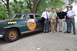 Dire States Texas team: Lawrence Olsen, Texas Good Roads; Kirby Carpenter, ASCO Equipment; Dan McNichol; Brax Wright and John Wright, ASCO Equipment; and Ryan Gilliam and Brian Weisbaum, CASE Construction Equipment