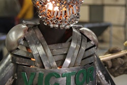This Halloween-worthy VictorMan sculpture won one of the three team awards in the 2013 Victor Technologies A Cut Above contest. For videos on past winners, as well as 2014 contest rules and entry forms, visit http://www.victortechnologies.com/acutabove.