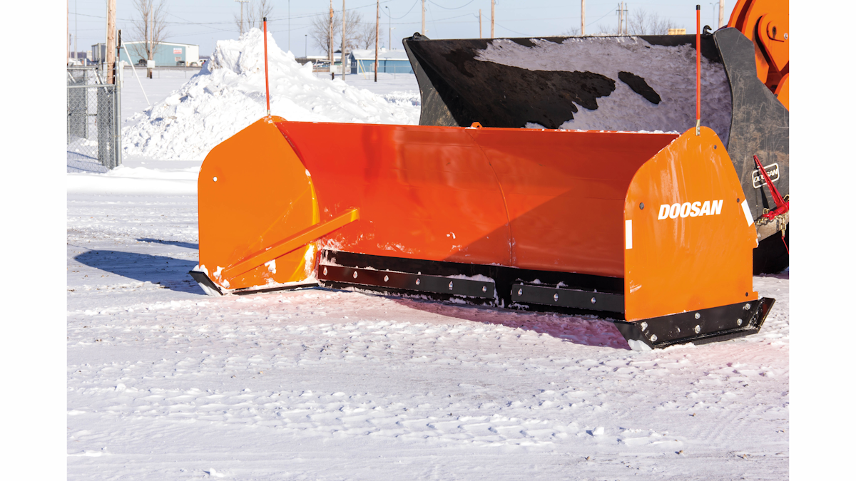 Wheel Loader Snow Pusher Attachment From Doosan Infracore North America Llc For Construction 4439