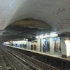 The view at the 181 Street Station for the NYC MTA subway station retrofit project.