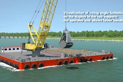 Video: Liebherr HS 8300 HD Pactronic in Dredging Application on a Barge