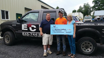Nicolas (Nick) Caffizzi, Walden, NY, received the WSA 2014 Carl J. Austin Memorial Scholarship. He was sponsored by WSA member company, East Coast Industrial Services, Pine Bush, NY.