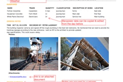 Each note is transcribed and automatically emailed the next day in text as a PDF Daily Report to project stakeholders.