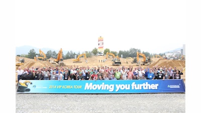 Roughly 150 dealers and customers, primarily from North America, participated in the 2014 Hyundai VIP Tour.