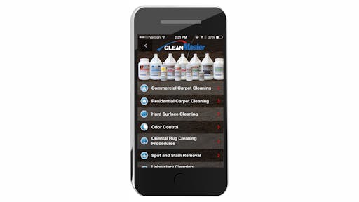 Hydramaster Introduces Cleanmaster Solutions Smart Phone Tablet App For Cleaners And Restorers From Hydramaster For Construction Pros